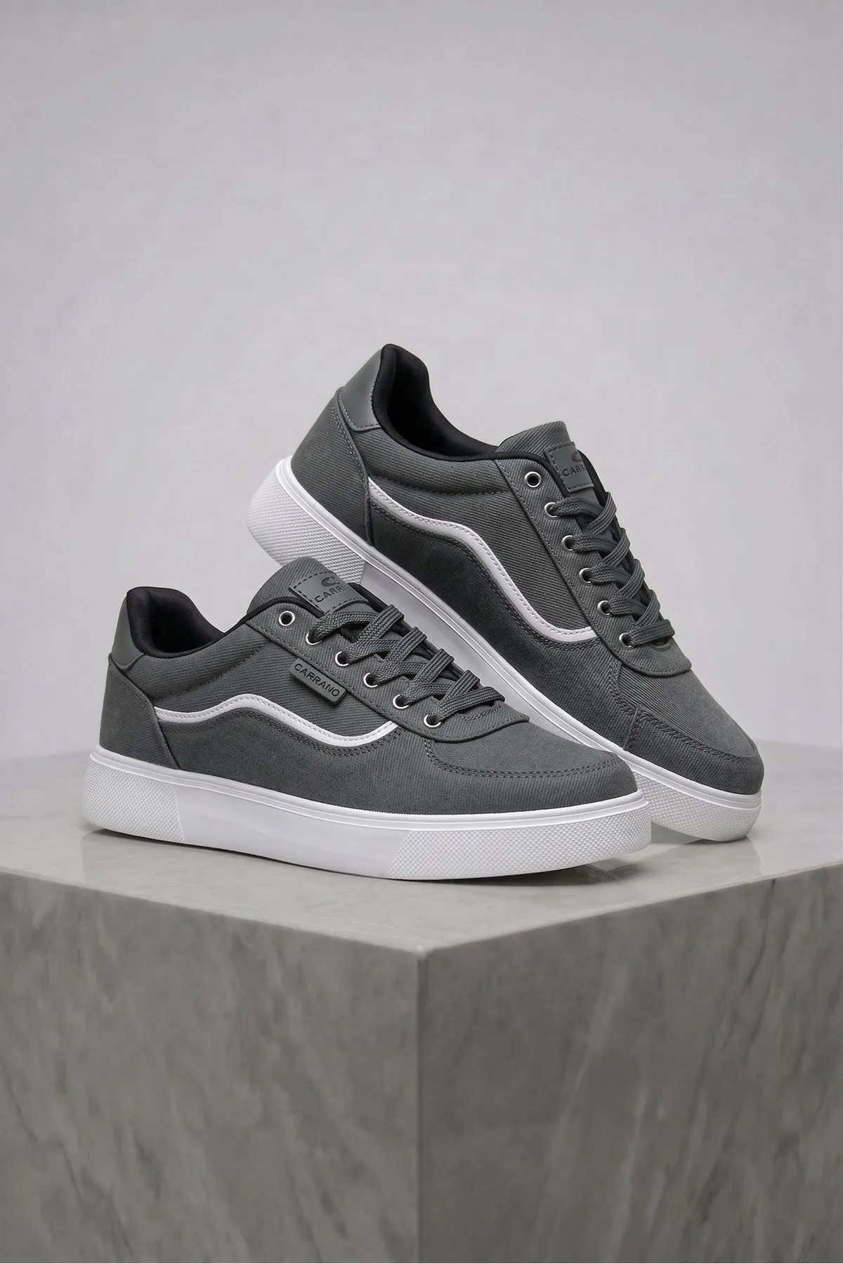 Boy Uzatan Gizli Topuklu Füme Motto Erkek Sneaker Ayakkabı GT005
