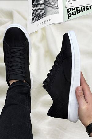 Boy Uzatan Gizli Topuklu Siyah Süet Luxor Erkek Ayakkabı GT-0058