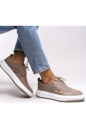 Boy Uzatan Gizli Topuklu Vizon Günlük Erkek Ayakkabı GT-0101