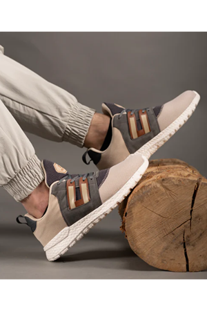 Boy Uzatan Gizli Topuklu Bej Füme Erkek Ayakkabı GT-0103