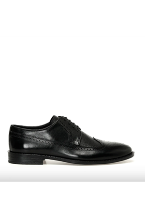 Boy Uzatan Gizli Topuklu ACEL 4FX Siyah Erkek Klasik Ayakkabı GT-0119