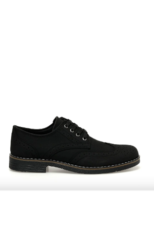 Boy Uzatan Gizli Topuklu  356033.M 4FX Siyah Erkek Klasik Ayakkabı GT-0120