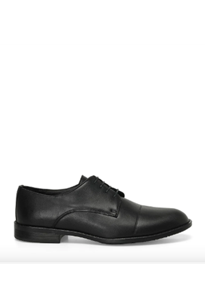 Boy Uzatan Gizli Topuklu LORAS-4 4FX Siyah Erkek Klasik Ayakkabı GT-0130