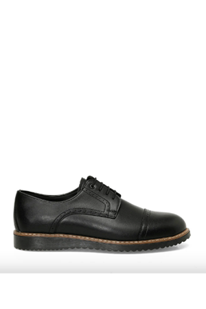 Boy Uzatan Gizli Topuklu 358229.M 5FX Siyah Erkek Klasik Ayakkabı GT-0131