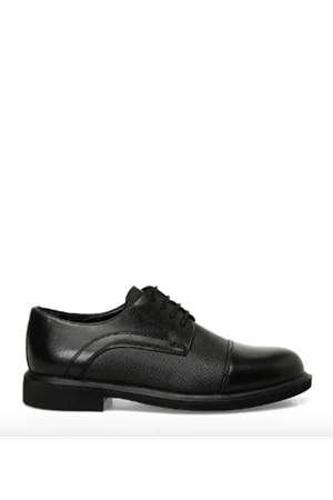 Boy Uzatan Gizli Topuklu ETAN 5FX Siyah Erkek Klasik Ayakkabı GT-0134