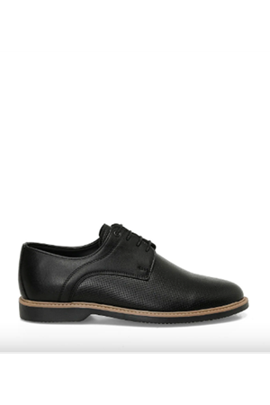 Boy Uzatan Gizli Topuklu 358237N.M 5FX Siyah Erkek Klasik Ayakkabı GT-0138