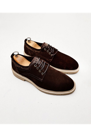 Boy Uzatan Gizli Topuklu Kahve GIUSTO RAHAT ERKEK DERİ GÜNLÜK AYAKKABI GT-0170