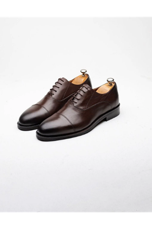 Boy Uzatan Gizli Topuklu Kahve GAZZELLE RAHAT ERKEK DERİ Ayakkabı GT-0178