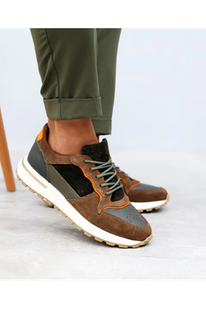 Boy Uzatan Gizli Topuklu MİX COLOR SPYDER KALİTELİ HAKİKİ DERİ SNEAKERS AYAKKABI GT-0200