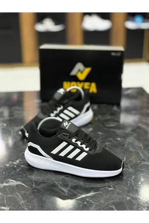 Boy Uzatan Gizli Topuklu Siyah Triko Erkek Spor Ayakkabı GT087