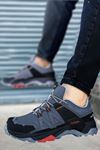 Boy Uzatan Gizli Topuklu Füme Outdoor Trekking Erkek Ayakkabı GT-0081
