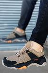 Boy Uzatan Gizli Topuklu Kahve Outdoor Trekking Erkek Ayakkabı GT-0082