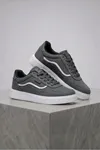Boy Uzatan Gizli Topuklu Füme Motto Erkek Sneaker Ayakkabı GT005