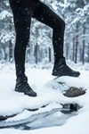 Boy Uzatan Gizli Topuklu Siyah Trekking Erkek Bot GT1002