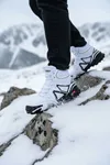 Boy Uzatan Gizli Topuklu Beyaz Trekking Erkek Bot GT1004